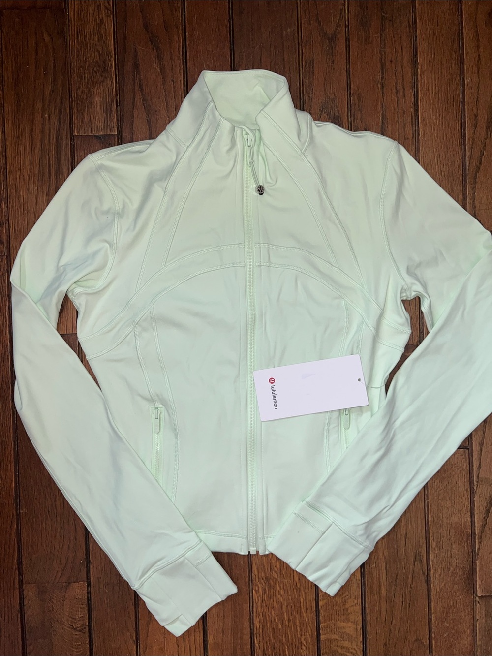 Lululemon Matcha Magic Green Define Cropped Jacket Nulu Size 8 NWT